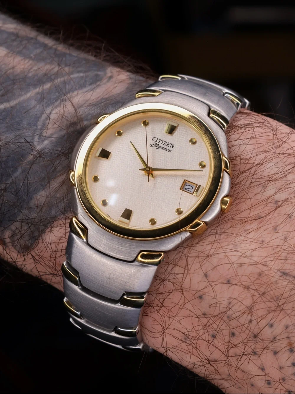 Citizen Two-Tone Silver and Gold Men’s Dress/Sport Watch